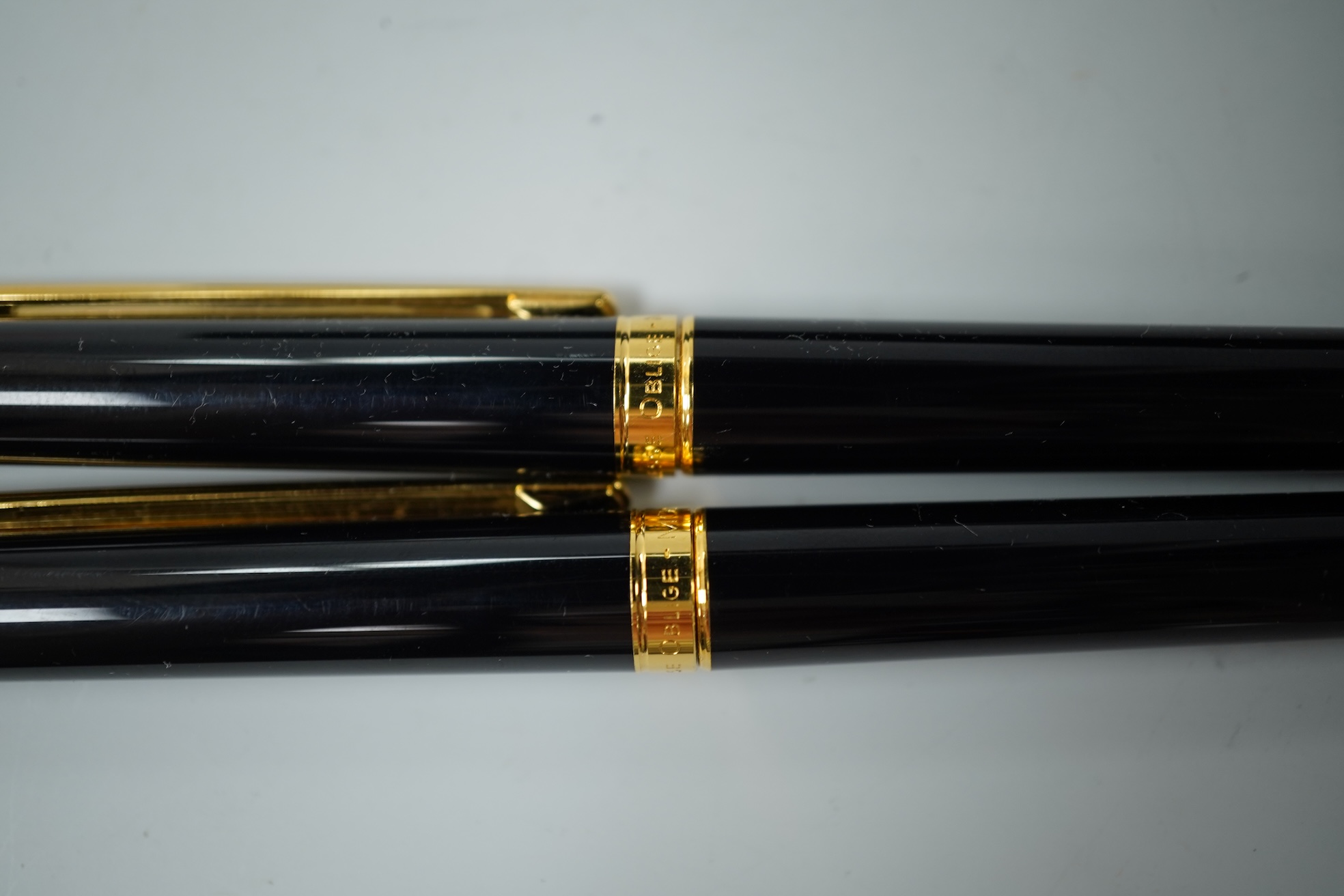 A Montblanc Noblesse Oblige pencil and ballpoint pen set, cased